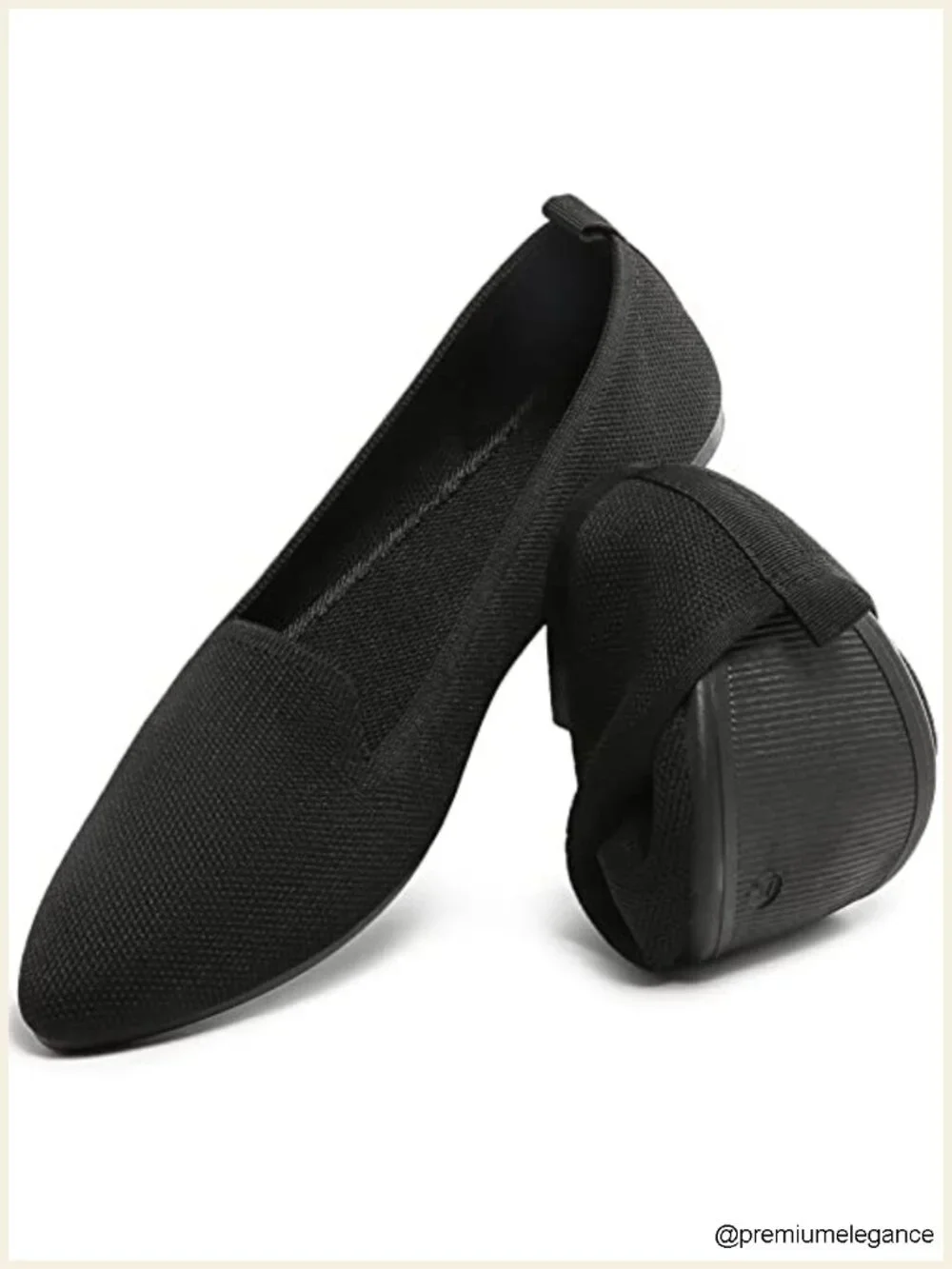 Mesh Pointed Toe Ballet Flats Dressy Comfortable Pull-On Breathable Lightweight
